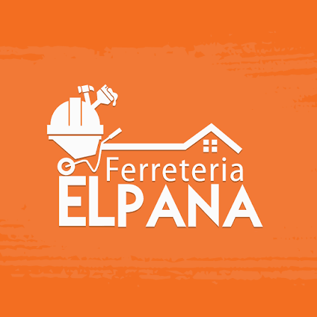 logo ferretería el pana fondo naranja